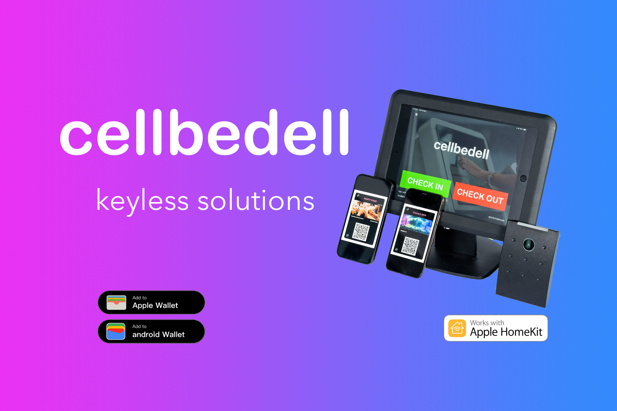 Cellbedell keyless solutions 無鑰匙解決方案生態系
